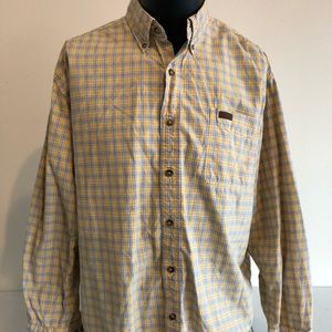 Mens Carhartt Long Sleeve Button Up Plaids Checks